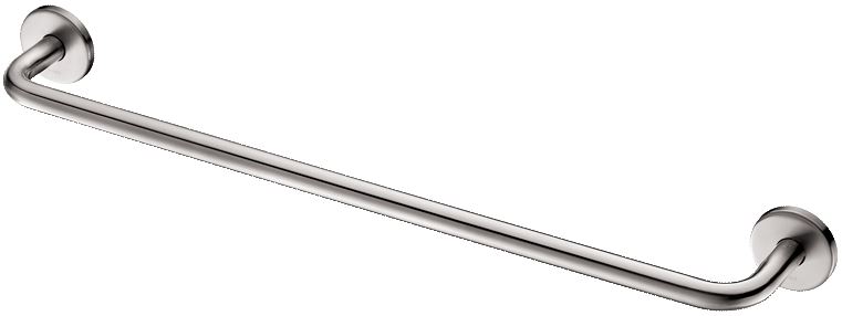 DELABIE törölközőtartó rúd, 600 mm egyenes, 1 állású, r.m. acél, d=20 mm, selyem