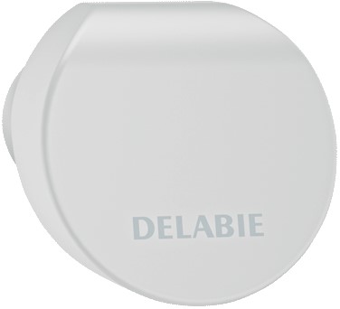 DELABIE Be-Line egyágú akasztó, alumínium, matt fehér