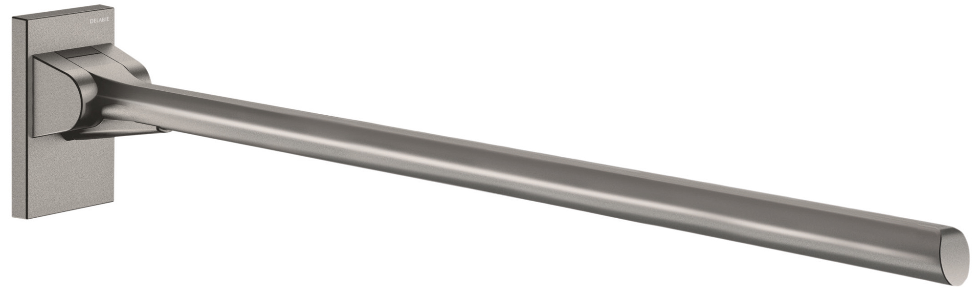 DELABIE Be-Line exkluzív fali felhajtható kapaszkodó 5mm hátfallal, D=42mm, alumínium, antracit, 850mm