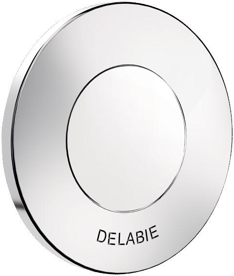 DELABIE TEMPOFLUX 1 szervizfolyosós, Soft-Touch nyomógombos direkt WC öblítő 7mp, 200mm falakig, öblítőcsővel, 3/4