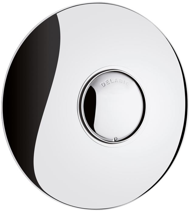 DELABIE TEMPOFLUX 2 vandálbiztos, direkt öblítésű nyomógombos WC öblítő, 6L, 7mp
