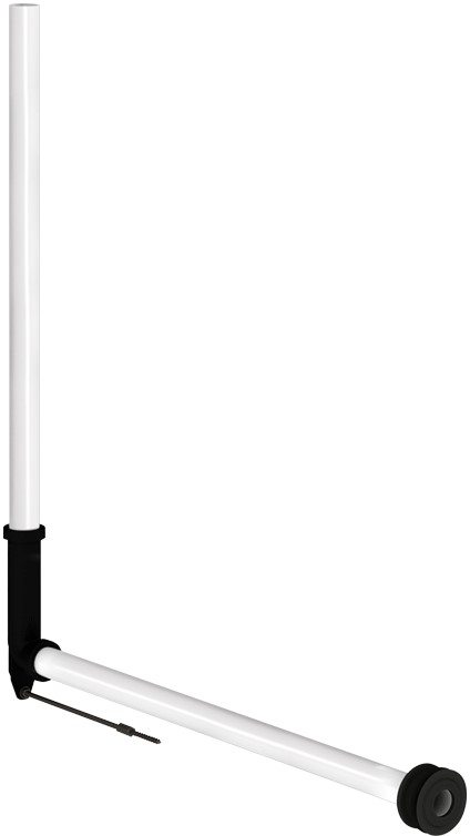 DELABIE PVC öblítőcső gumiharanggal beépített és szervizfolyosós TEMPOFLUX 1, 2, 3, TEMPOCHASSE és TEMPOMATIC WC öblítőkhöz, 26/32mm
