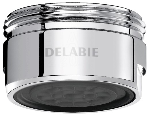 DELABIE ECO víztakarékos vízsugárvető 3L/perc, állítható vízátfolyás 1,5-6L/perc között, vízkőtaszító hostaform betét, M24/100