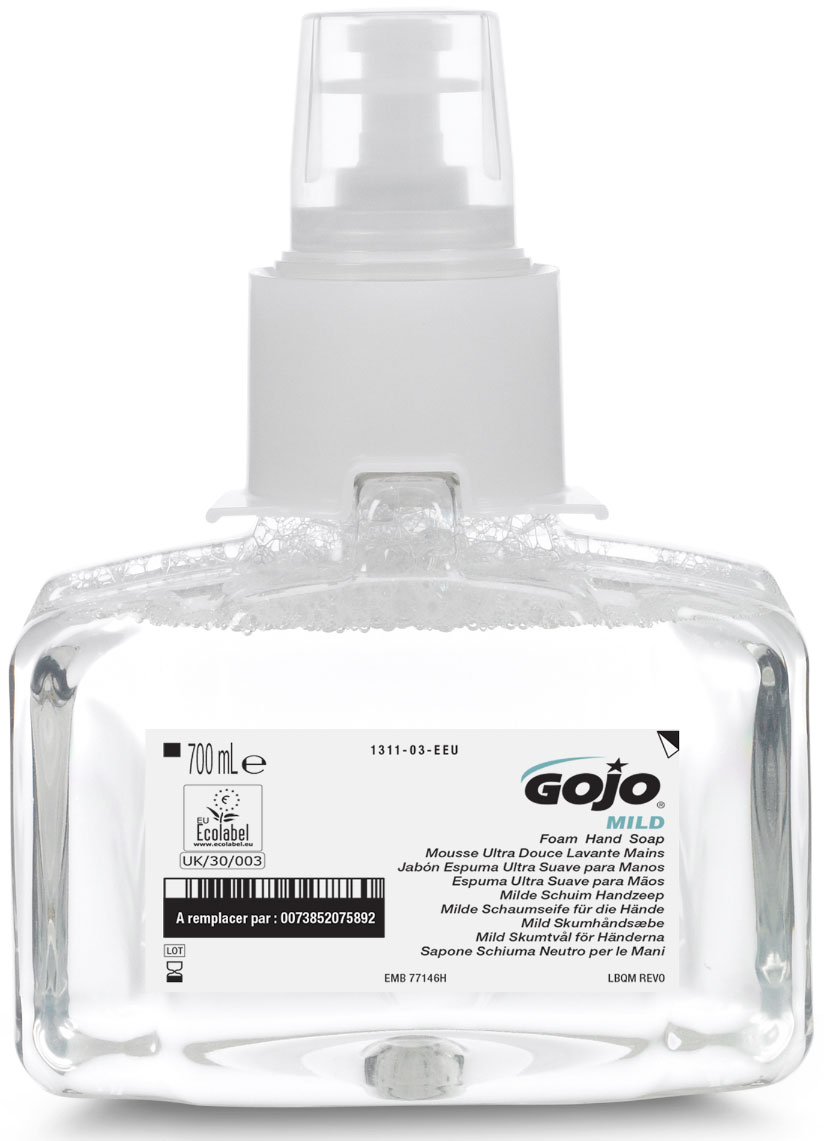 GOJO lágy, illatmentes habszappan, LTX, 700 ml