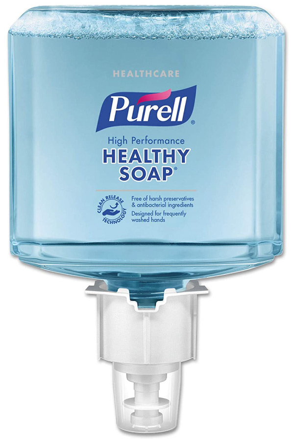 PURELL ES4 HEALTHY SOAP selymes, illatmentes habszappan patron, extra tisztítóhatás, ES4 PURELL Soap manuális rendszer, 1200ml