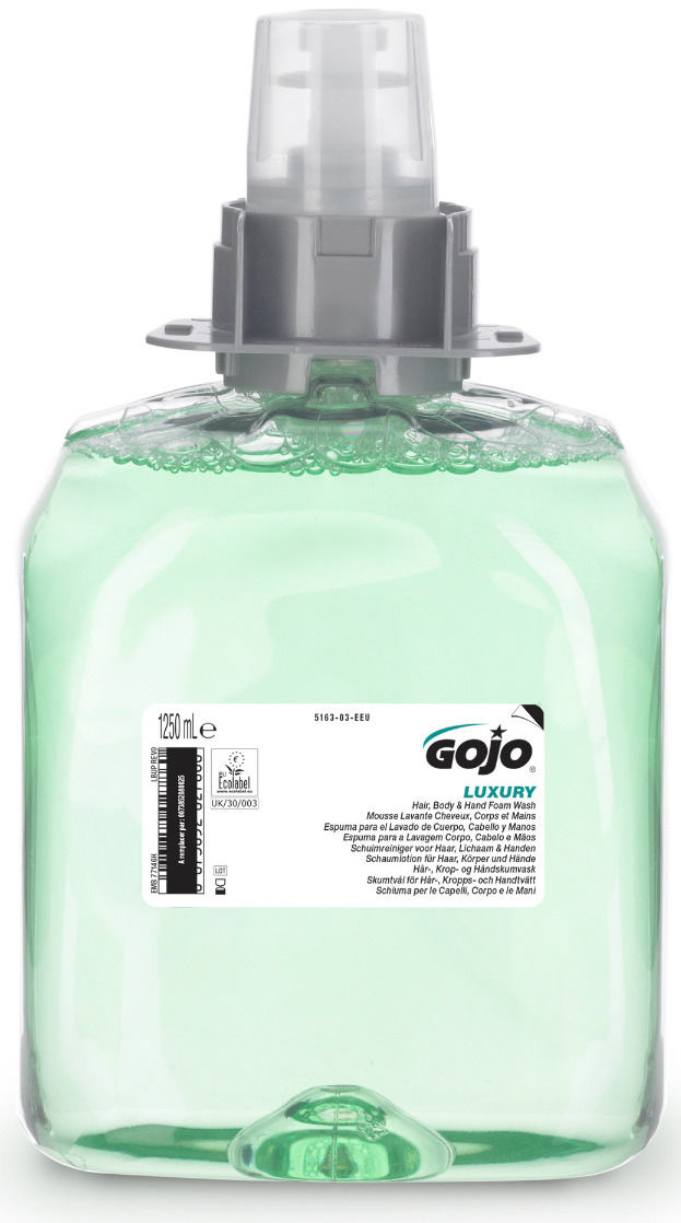 GOJO luxus tusfürdő, sampon és habszappan FMX, 1250 ml