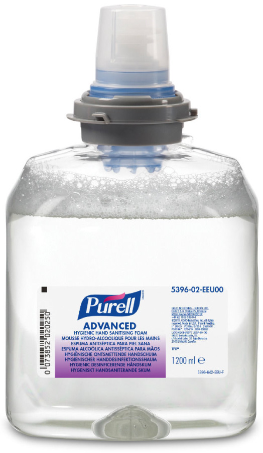 PURELL Advanced kézfertőtlenítő hab TFX utántöltő patron, 1200 ml