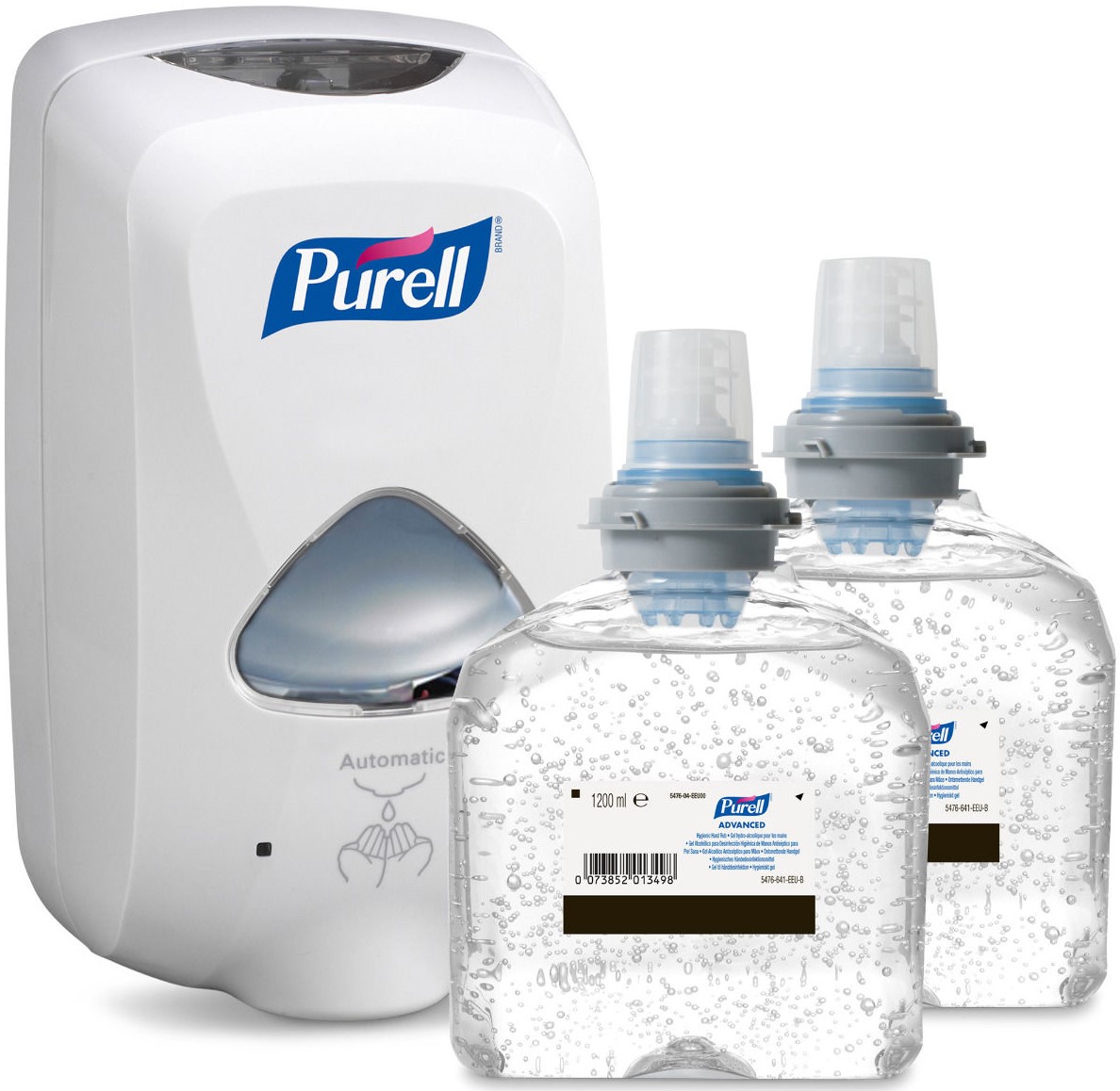PURELL TFX Starter kezdőcsomag H1 - 1 db fehér adagoló + 2 db kézfertőtlenítő gél patron