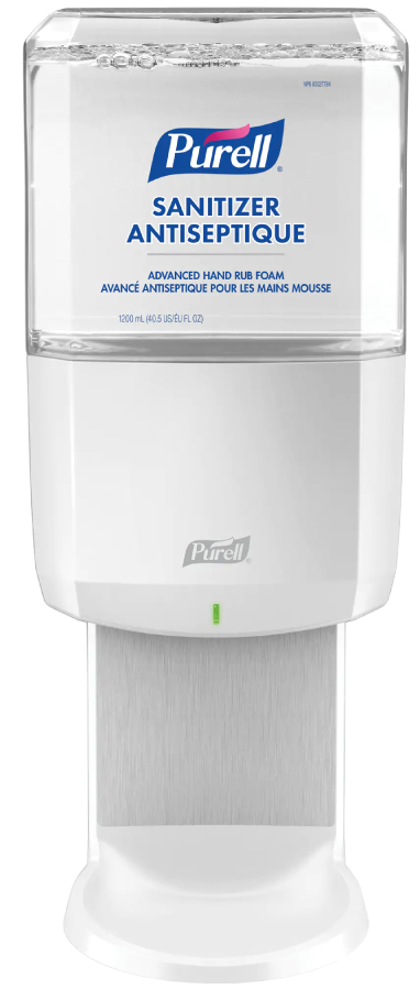 PURELL ES6 automata kézfertőtlenítő adagoló patron nélkül, ES6 kézfertőtlenítő rendszer, 1200ml, fehér