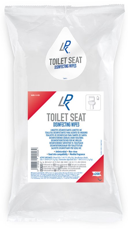GOJO LPK WC ülőke fertőtlenítő törlőkendő, 200db kendő/tasak