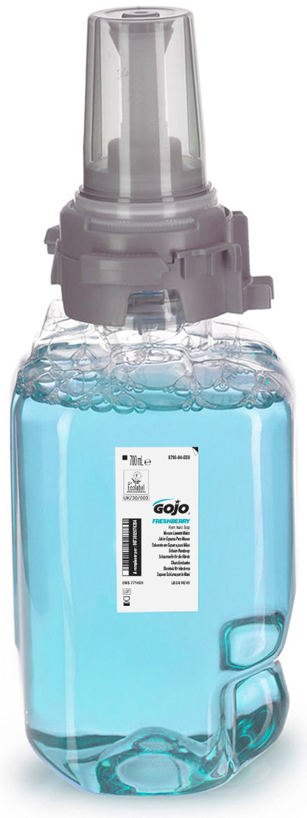 GOJO Freshberry gránátalma - áfonya illatú habszappan utántöltő patron, ADX-7 rendszer, 700ml
