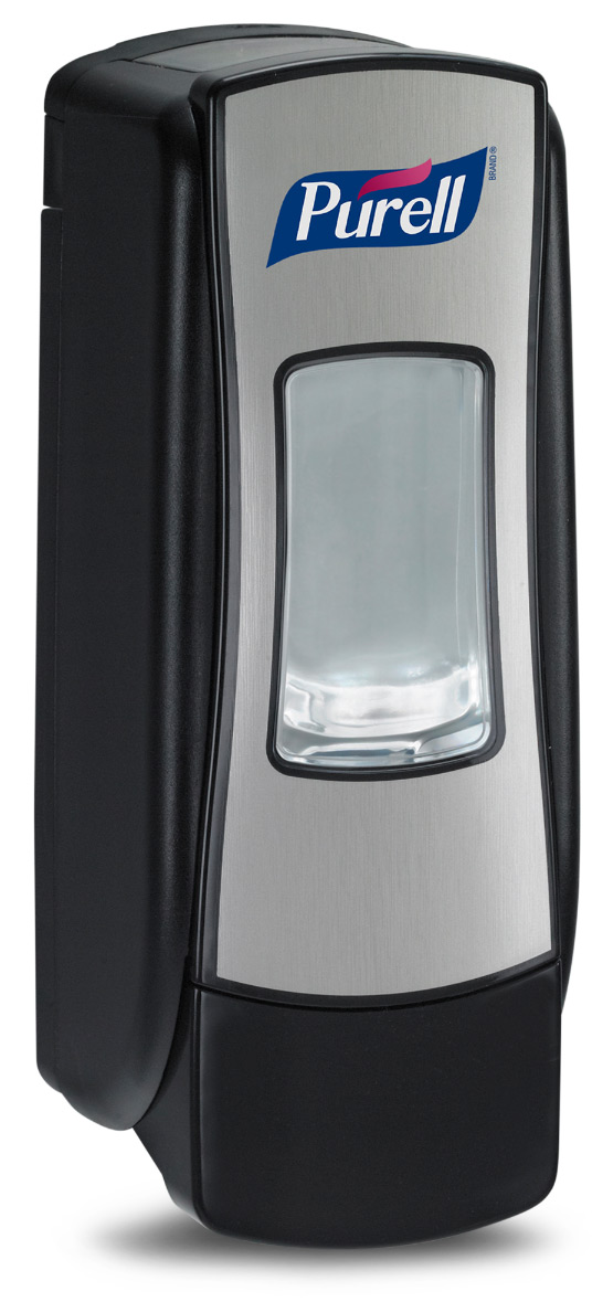 PURELL ADX-7 kézfertőtlenítő gél adagoló, fekete/ezüst, 700 ml