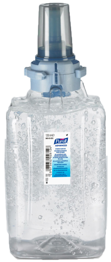 PURELL Advanced kézfertőtlenítő gél, ADX utántöltő patron, 1200 ml