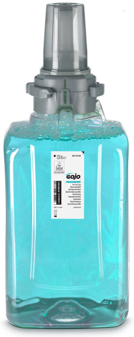 GOJO Freshberry gránátalma - áfonya illatú habszappan utántöltő patron, ADX-12 rendszer, 1250ml