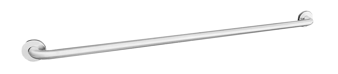 1200mm egyenes kapaszkodó, D=32mm, 1,5mm falvastagság, r.m. acél, selyem matt