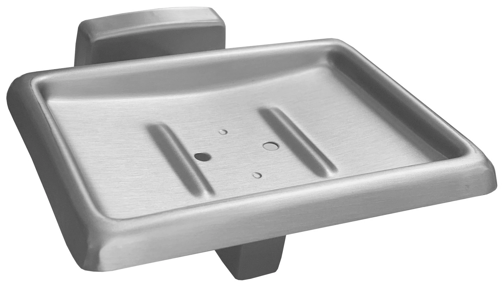 Szappantartó, r.m. acél, selyem, INOX, Silk Touch ujjlenyomatmentes felülettel