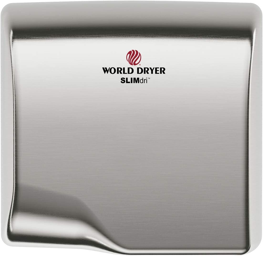 L-972 WORLD DRYER SLIMdri automata kézszárító, r.m. acél, fényes, 950 W, 10-12 mp, 83 dB