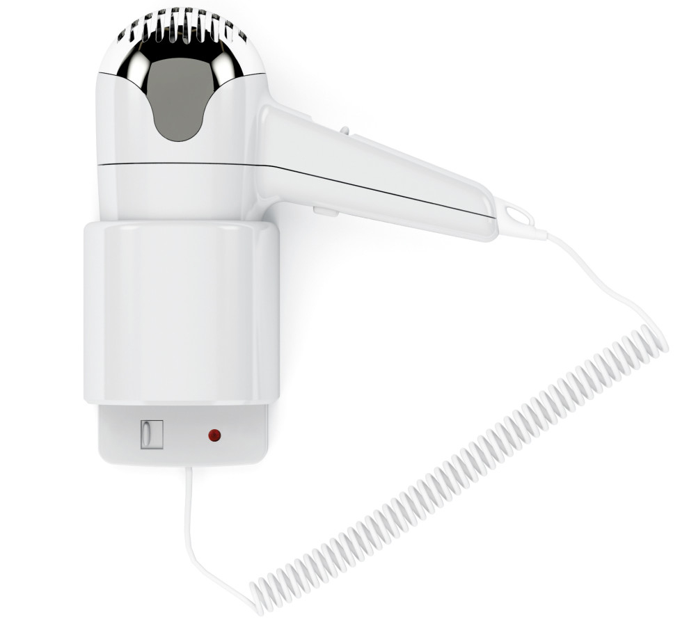 Hajszárító, on-off kapcsoló, műanyag, fehér, 1200 W, 2 sebességi fokozat