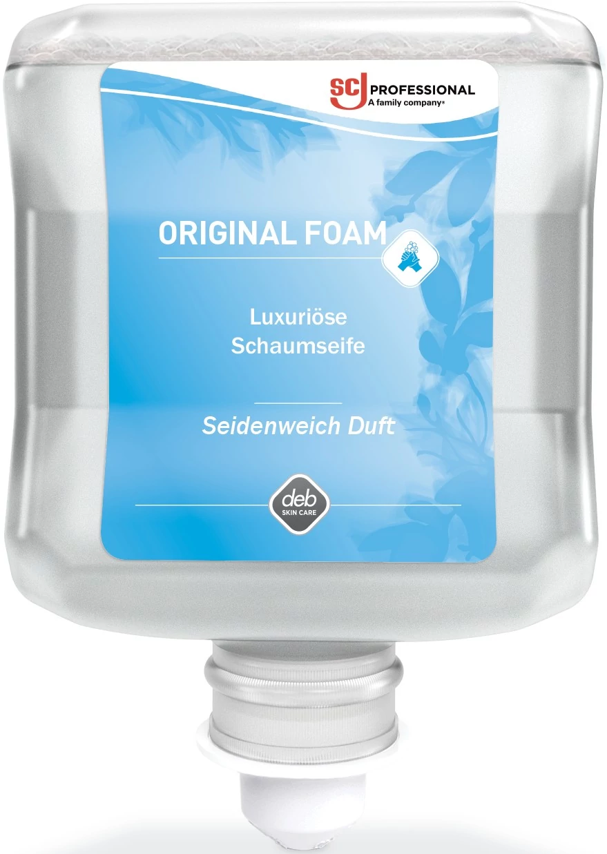 SCJP Original Foam habszappan, Smooth Silk lágy, selymes illat, színezékmentes, Proline manuális adagolóhoz, 1L patron