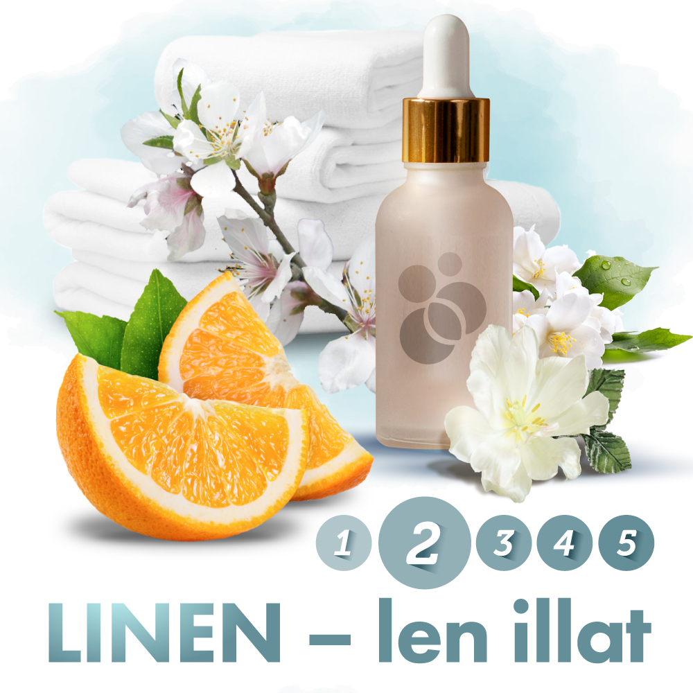SensaMist Linen légfrissítő illatolaj illatdiffúzorba 1L - friss, virág, narancs, jázmin
