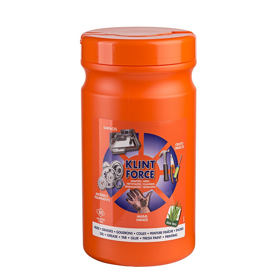 GOJO Klint Force nedves ipari kéztörlő kendő, 80 db-os tégely
